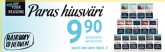 IsoKarhu Fanletti hiustuotemyymälä FOUR REASONS 